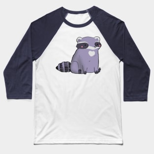 Cute Cartoon raccoon sitting Baseball T-Shirt